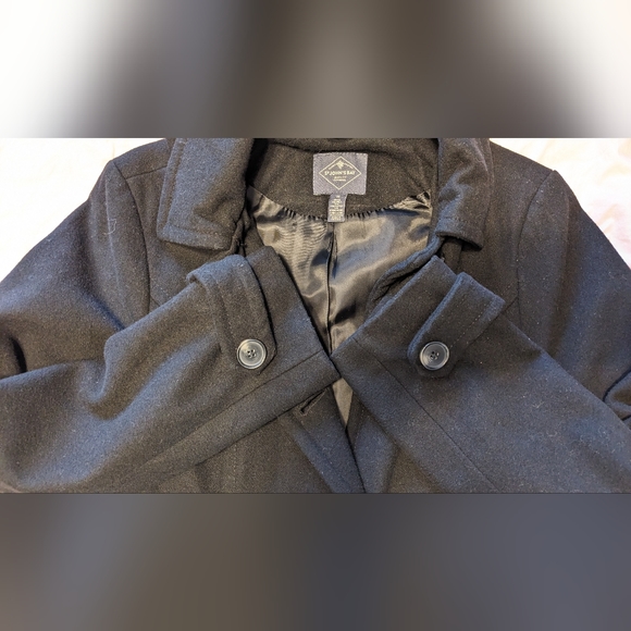 St. John's Bay Wool Lined Hooded Coat - Picture 5 of 8